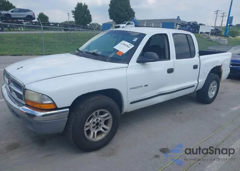 2001 Dodge Dakota Slt/Sport из США, поврежденный, VIN 1B7GL2AX81S101631